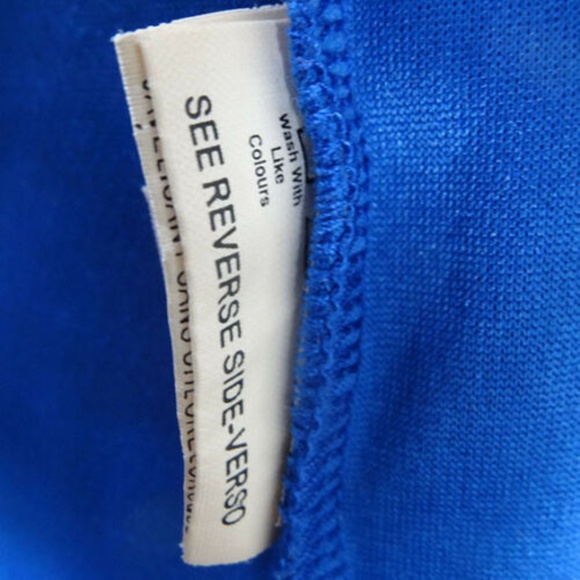 FILA Men's T-shirt Blue Athletic Authentic Sports - Picture 8 of 8